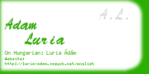 adam luria business card